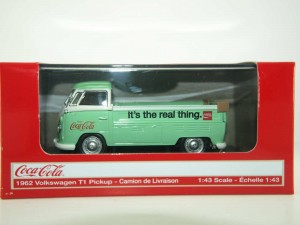 volkswagen t1pick-up-coca cola escala 1/43