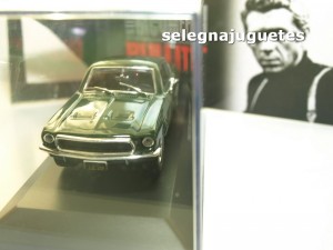 ford mustang gt bullit 1968 steve mcqueen escala 1-43 yat ming